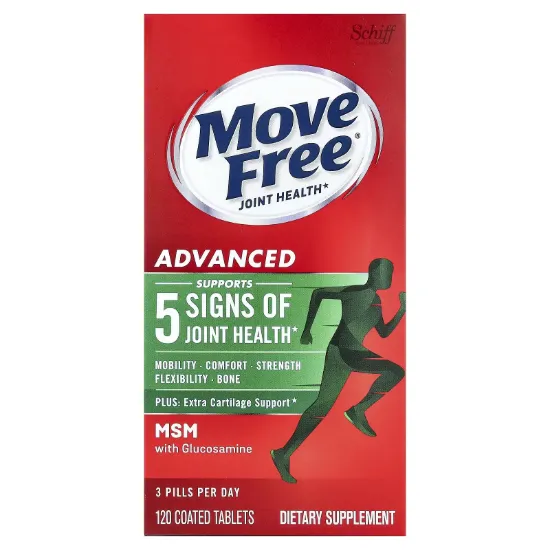 图片 Schiff, Move Free®，关节健康，高级，120 片